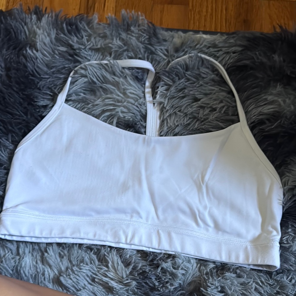 White Sports Bra